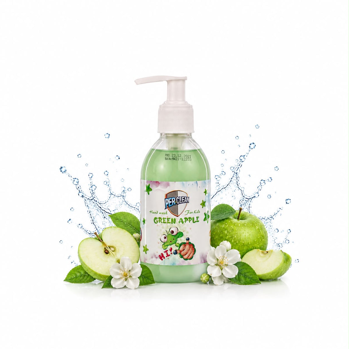 Hand washing liquid soap Green apple Scent 125 ml