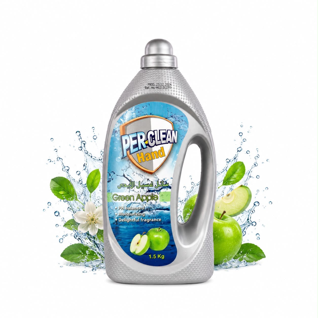 Hand washing liquid soap Green apple Scent 1.5 k