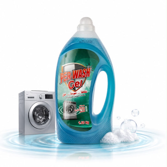 Premium Liquid Laundry Detergent Gel for Automatic Washing Machines (Perwash1.65 k)